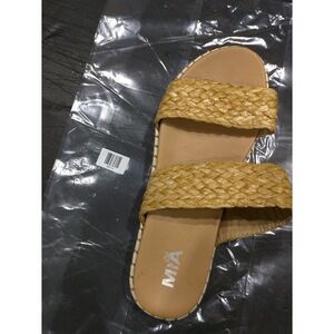 MIA Leena Raffa Double Strap Sandals